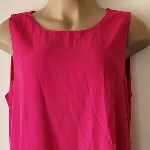 Dressy tank sz XXL hot pink EUC